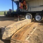 Milling service for custom lumber, mantles, and wood slabs